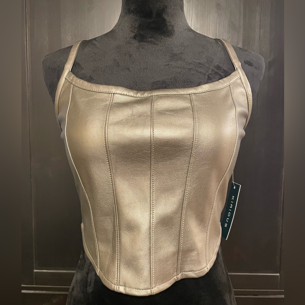 Chic Metallic Camisole Top